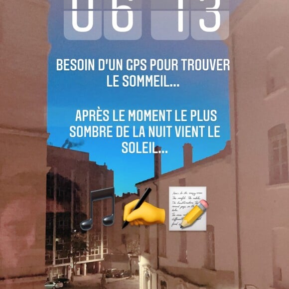 Capture d'écran du compte Instagram de Rayane Bensetti.