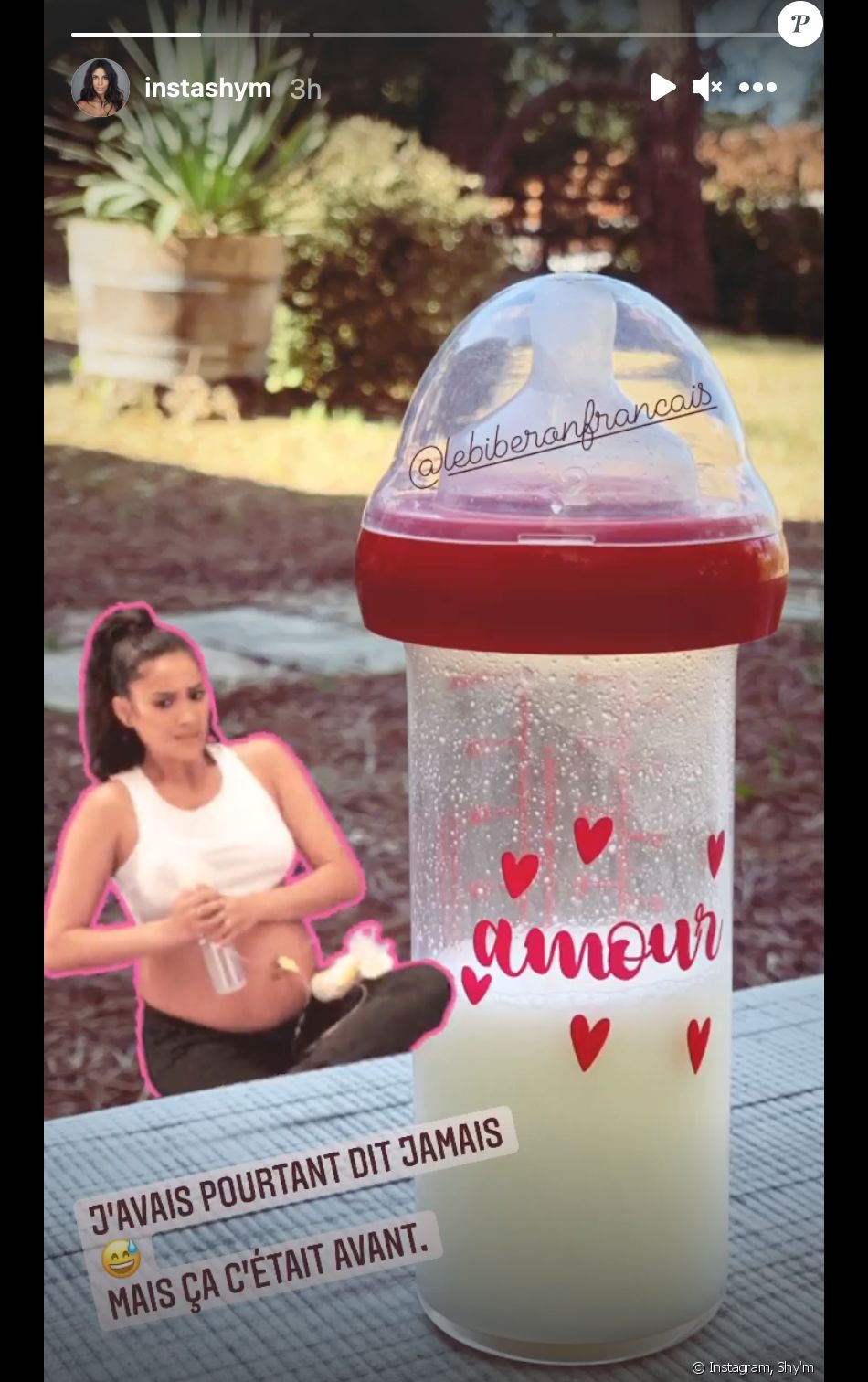 Shy'm s'était jurée de ne jamais se tirer le lait. La chanteuse a changé d'avis !