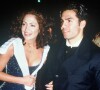 Jennifer Lopez et son premier mari Ojani Noa, en 1997 à Hollywood.