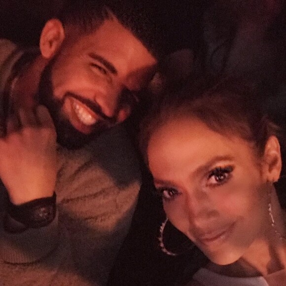 Drake et Jennifer Lopez à Las Vegas le 11 décembre 2016.