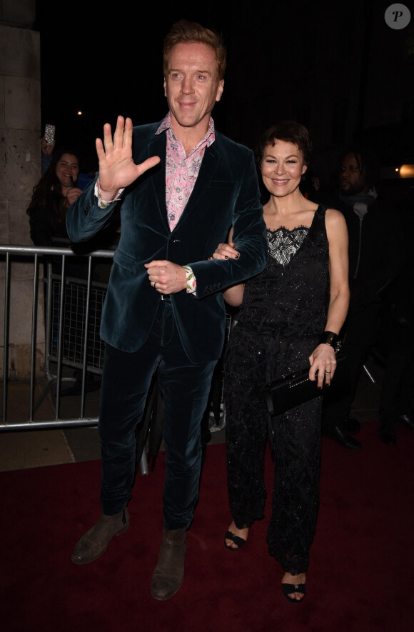 Damian Lewis, Helen McCrory - Arrivée des people au dîner Pre-BAFTA "Charles Finch & Chanel" chez Loulou's à Londres le 9 février 2019 