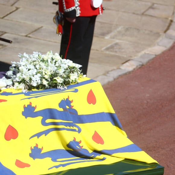 Le prince Charles, prince de Galles - Arrivées aux funérailles du prince Philip, duc d'Edimbourg à la chapelle Saint-Georges du château de Windsor, le 17 avril 2021.