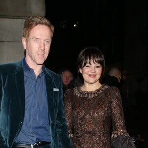 Damian Lewis et sa femme Helen McCrory à Londres le 1er février 2020.