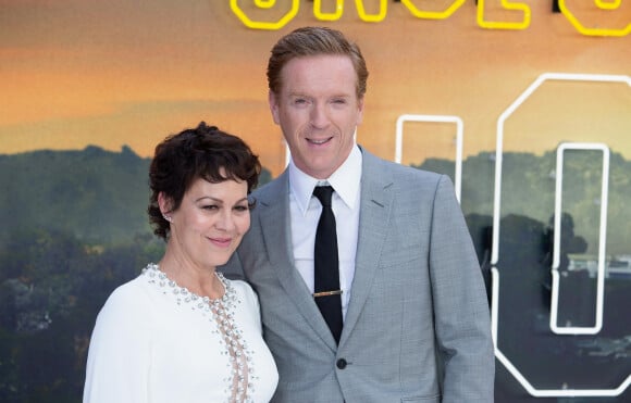 Helen McCrory et son mari Damian Lewis à l'avant-première du film "Once Upon a Time in Hollywood" à Londres, le 30 juillet 2019. 
