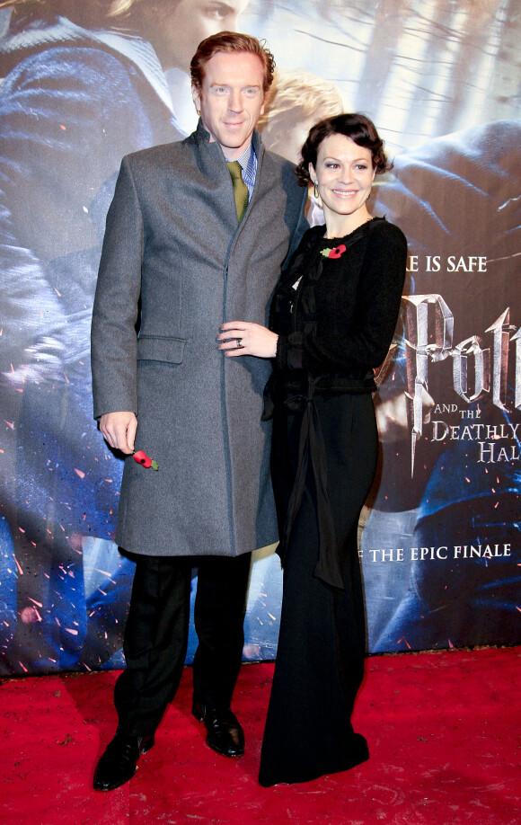 Helen McCrory et son mari Damian Lewis à l'avant-première du film "Harry Potter et les reliques de la mort - Partie 1" à Londres, le 11 novembre 2010.