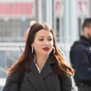 Exclusif - Marie Lopez, dite EnjoyPhoenix arrive à la gare du Nord à Paris, le 18 février 2020.