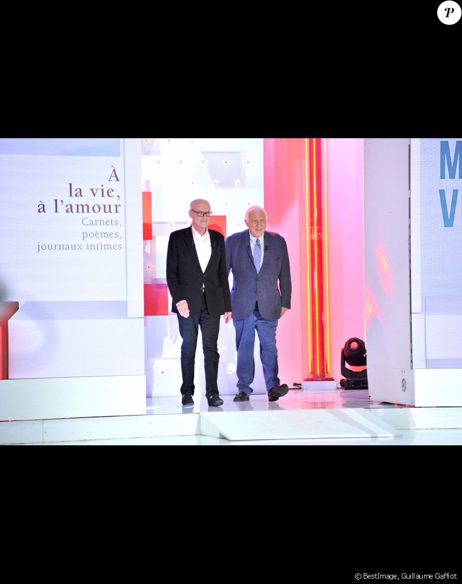 Exclusif - Pascal Desprez et le professeur Alain Deloche - Enregistrement de l'émission "Vivement dimanche Prochain" au studio Gabriel, présentée par Michel.Drucker . Diffusion sur France 2 le 25/04/2021 © Guillaume Gaffiot / Bestimage