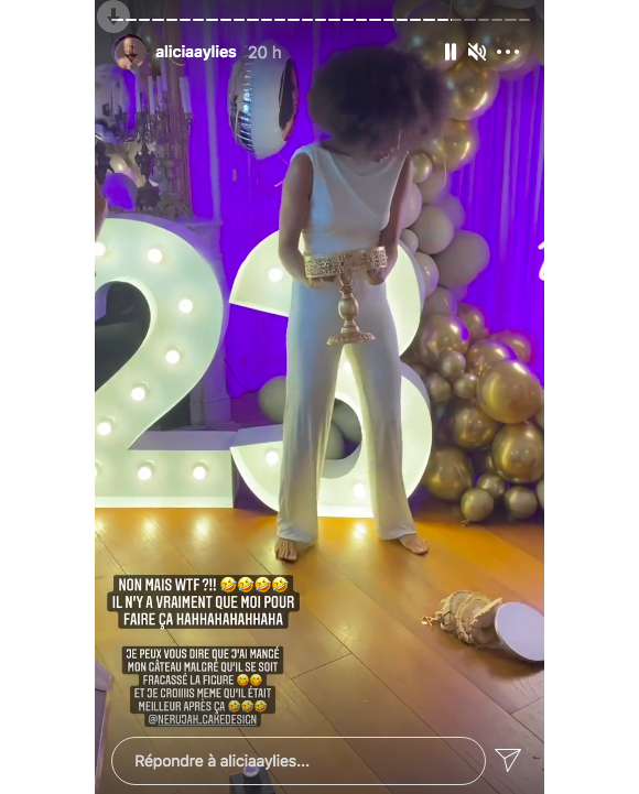 Alicia Aylies fête ses 23 ans, le 25 avril 2021 sur Instagram.