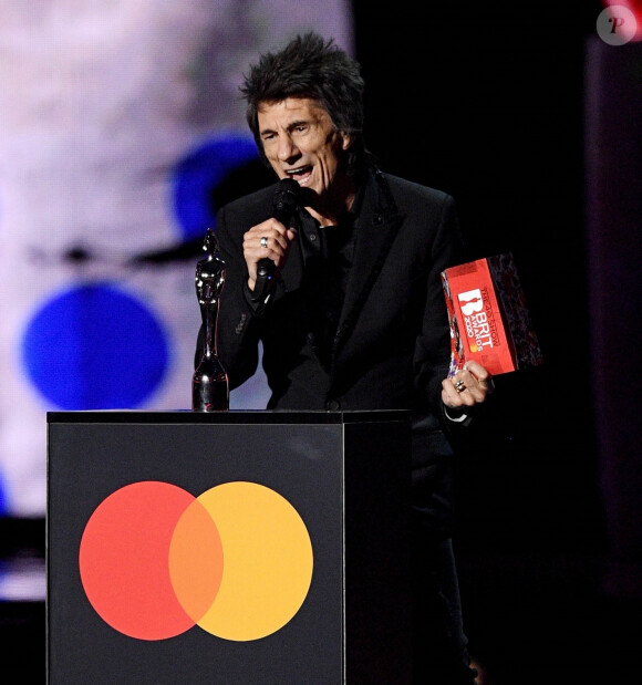 Ronnie Wood - Cérémonie des "Brit Awards 2020" à l'O2 Arena à Londres, le 18 février 2020.