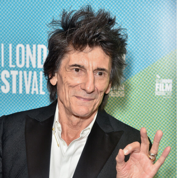 Ronnie Wood assiste à la première mondiale de "Somebody Up There Likes Me" au BFI Southbank lors de la 63ème édition du BFI London Film Festival, le 12 octobre 2019.