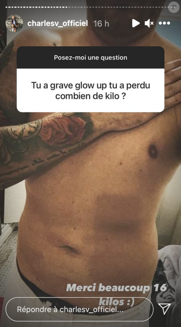 Charles, ex-candidat des "Ch'tis", donne de ses nouvelles sur Instagram et il a bien minci !