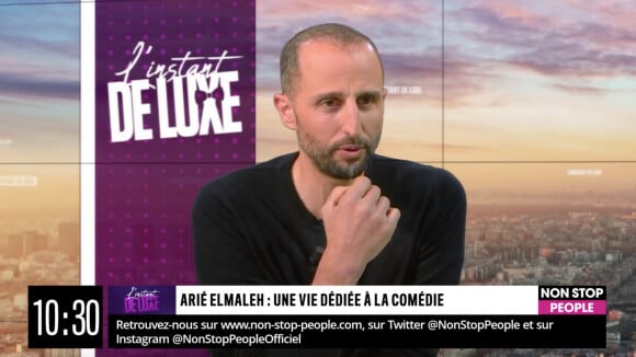 Arié Elmaleh invité dans l'émission "L'instant De Luxe" sur Non Stop People.
