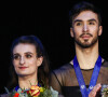 Gabriella Papadakis et Guillaume Cizeron remportent une médaille d'argent aux championnats d'europe de danse sur glace à Graz, Autriche
