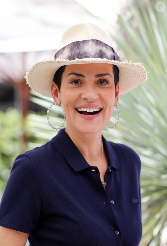 Cristina Cordula au village lors des internationaux de tennis de Roland Garros à Paris, France. © Jacovides-Moreau/Bestimage