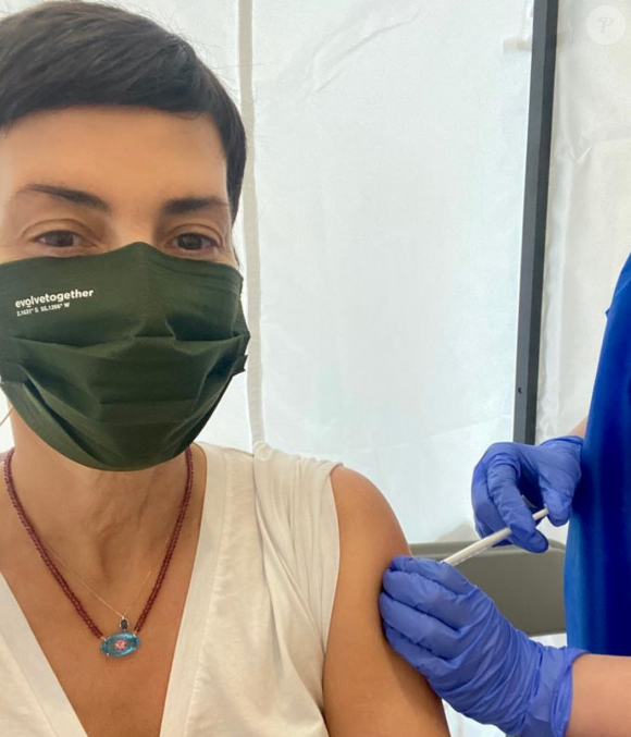 Cristina Cordula vaccinée à la Covid-19 -  Instagram