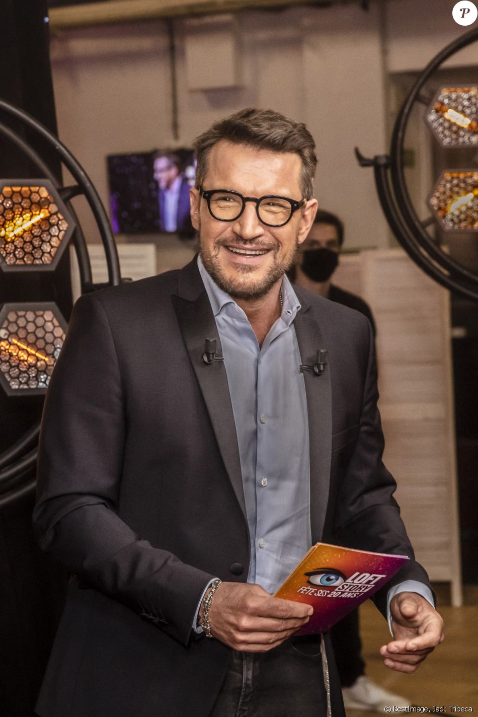 Exclusif - Benjamin Castaldi - Enregistrement de l'émission "Les 20 ans du Loft", diffusée en direct sur C8. Le 8 avril 2021. © Jack Tribeca / Bestimage