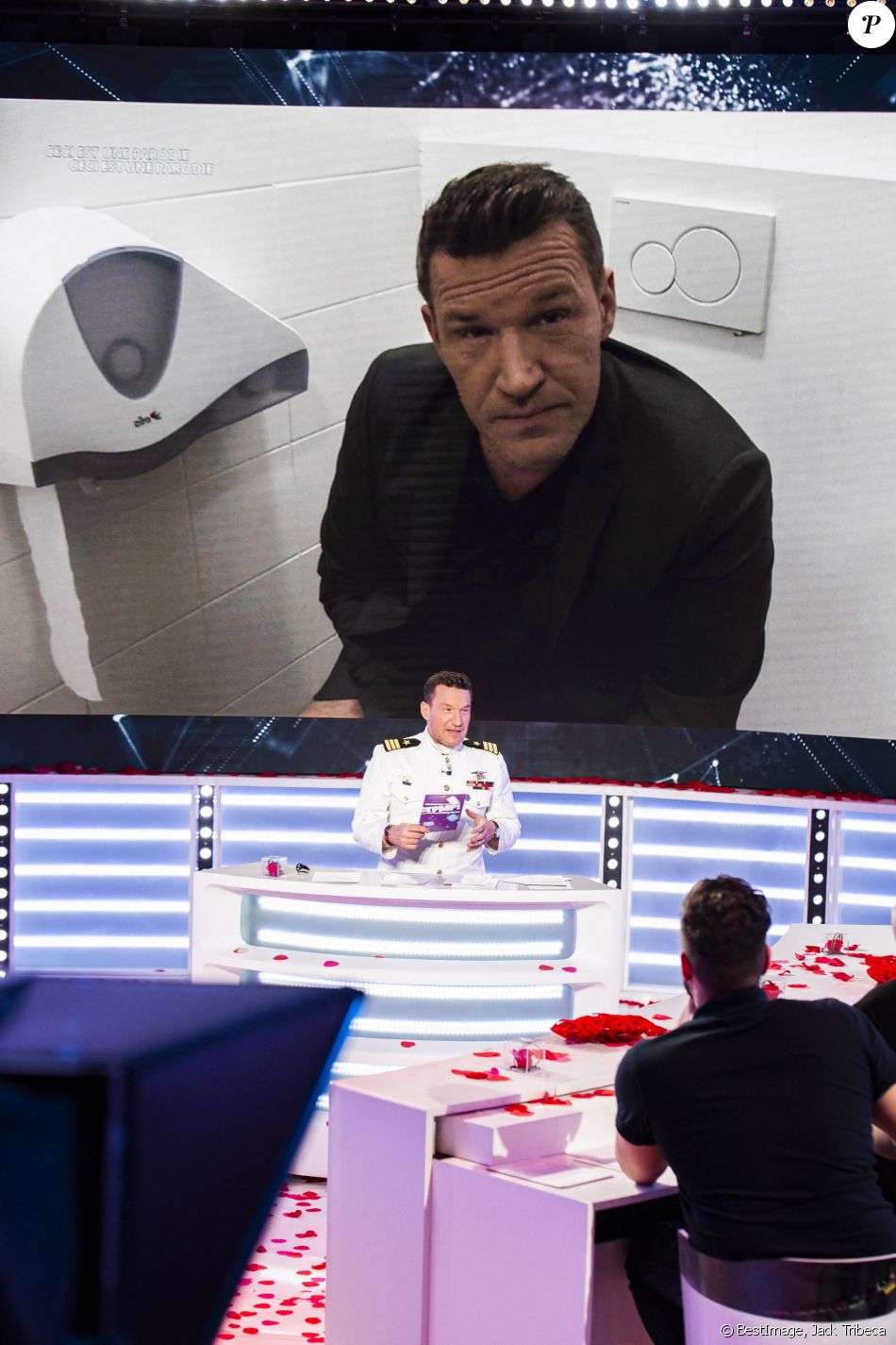 Benjamin Castaldi - Enregistrement de l'émission TPMP "Ouvert à Tous" sur C8. Le 14 février 2020. © Jack Tribeca / Bestimage