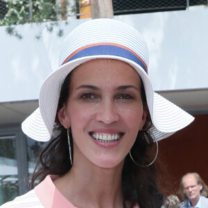 Linda Hardy - Jour 1 - People dans le village lors des Internationaux de Tennis de Roland-Garros à Paris, le 27 mai 2018. © Jacovides/Moreau/Bestimage