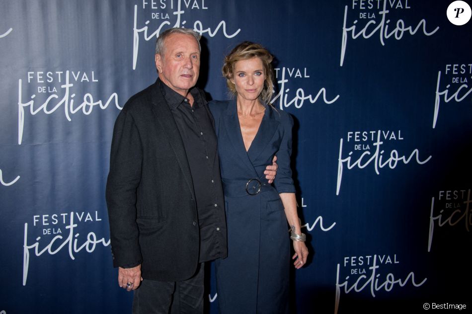 Archives - 20 eme Festival de la fiction de La Rochelle 2018 - Yves Rénier; Samantha Rénier © MPP/Bestimage