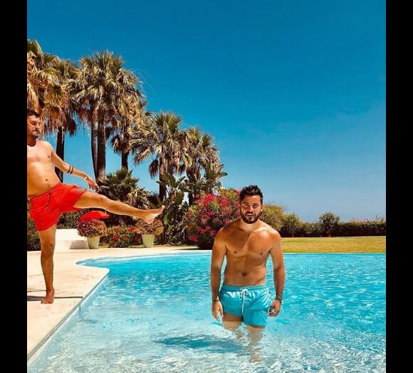 Anthony Matéà sur le tournage des "Marseillais VS Le reste du monde", à Marbella, en Espagne - Instagram, 11 octobre 2018