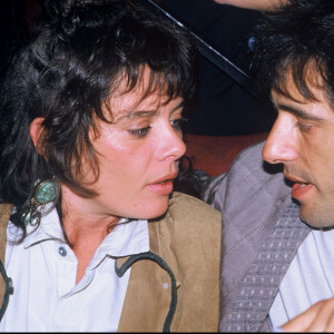 Gérard Lanvin et sa femme Jennifer en 1986.
