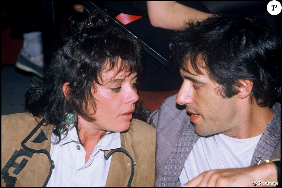Gérard Lanvin et sa femme Jennifer en 1986.