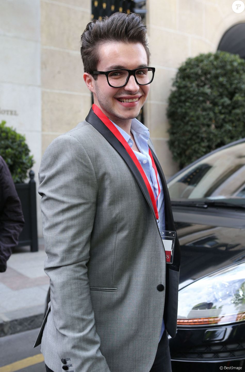 Olympe - Les finalistes de l'emission "The Voice" rencontrent Eva Longoria a l'hotel George V a Paris. Le 13 mai 2013