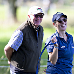 Zara Tindall au Cornbury House International Horse trials dans le Oxfordshire, le 13 septembre 2020