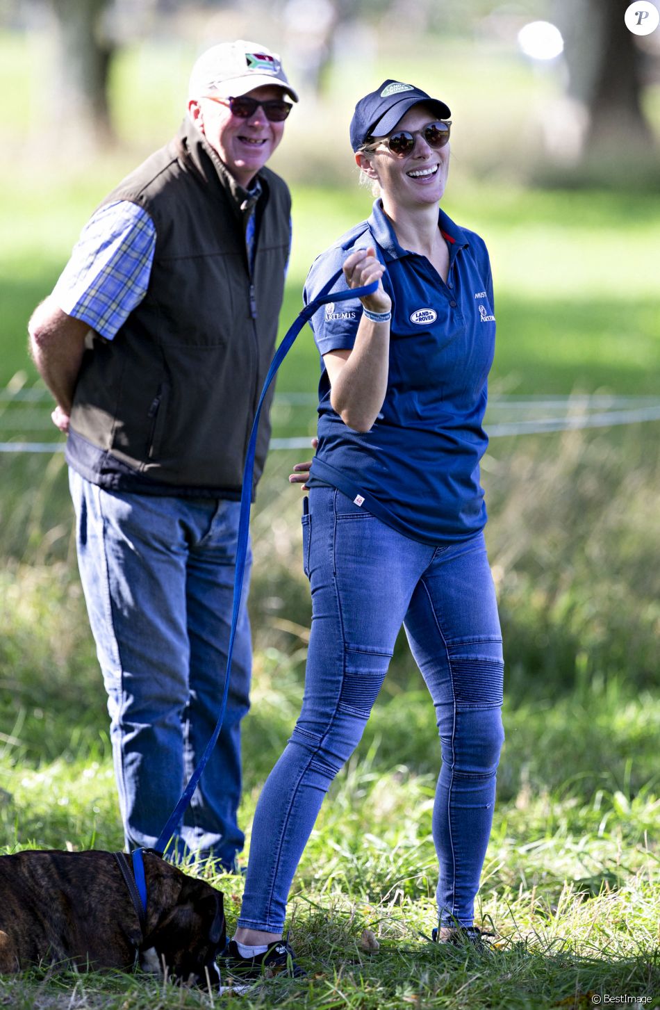 Zara Tindall au Cornbury House International Horse trials dans le Oxfordshire, le 13 septembre 2020