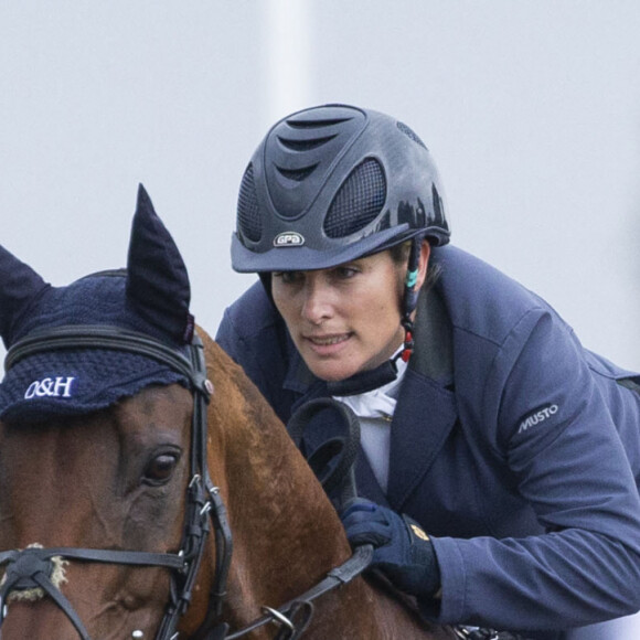 Zara Tindall (Phillips) participe aux épreuves du SsangYong Blenheim Palace International Horse Trials à Woodstock, Royaume Uni le 22 septembre 2019.