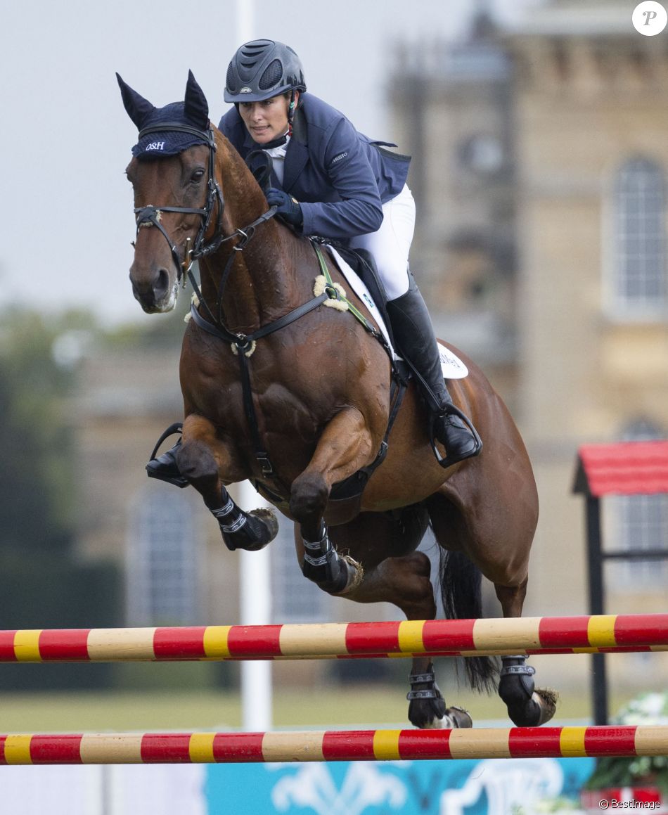 Zara Tindall (Phillips) participe aux épreuves du SsangYong Blenheim Palace International Horse Trials à Woodstock, Royaume Uni le 22 septembre 2019.