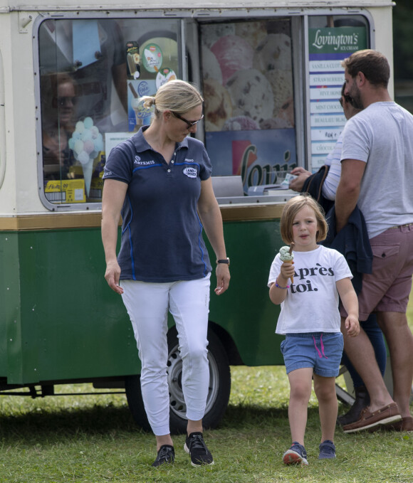Zara Tindall et Mia Tindall - Zara Tindall participe à la compétition hippique "Whatley Manor Horse Trials" à Gatcombe Park, sous le regard de sa famille, le 15 septembre 2019.