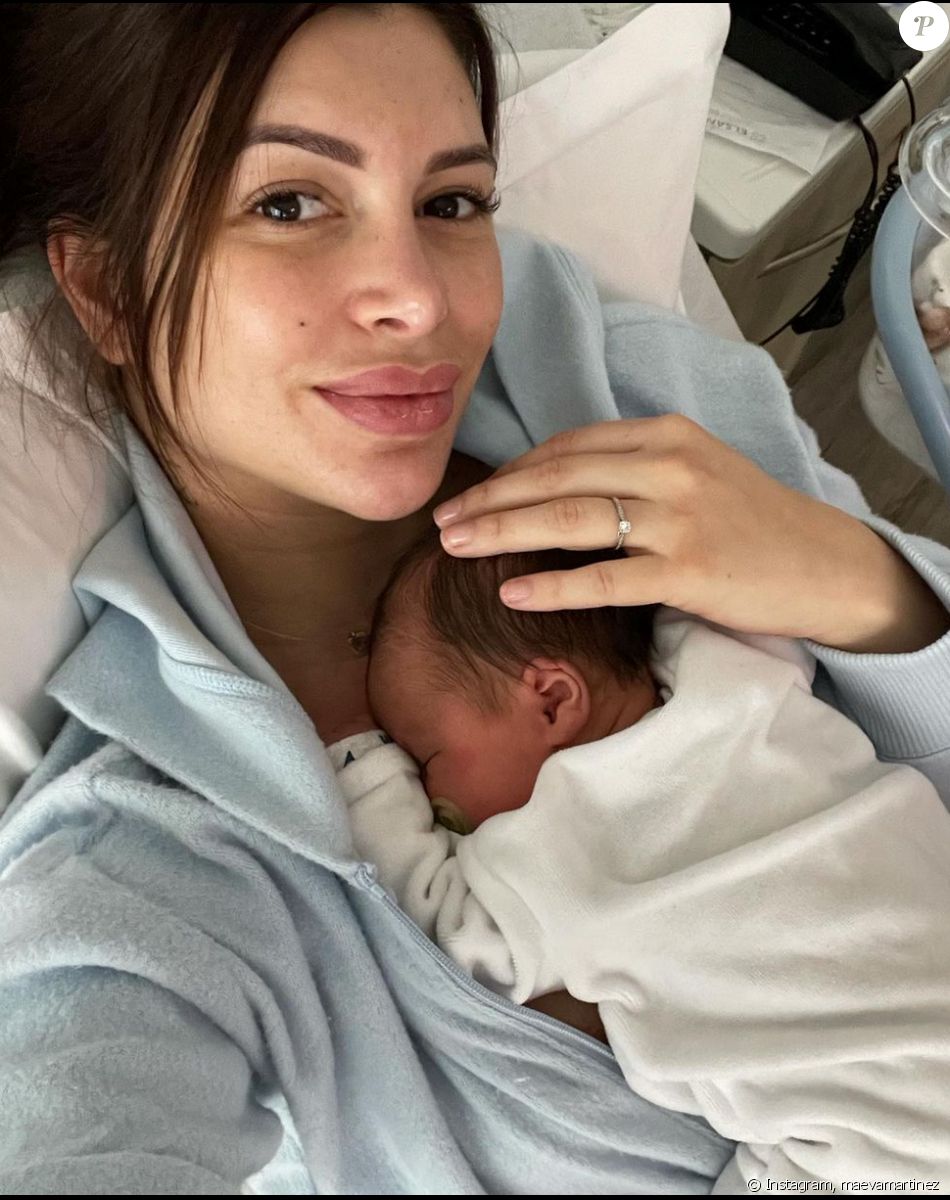 Maeva Martinez s'exprime avec émotion sur sa difficulté à être maman depuis la naissance de son fils Gabriel (janvier 2021) - Instagram