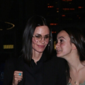 Courteney Cox et sa fille Coco sont allées au cinéma ArcLight dans le quartier de Hollywood à Los Angeles, le 24 avril 2019. 