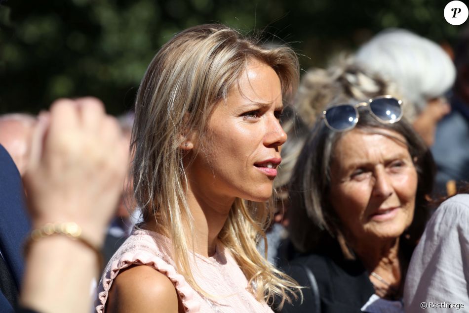 Tiphaine Auzière lors de l'inauguration du centre Historique Médiéval d'Azincourt 1415, France, le 29 août 2019.