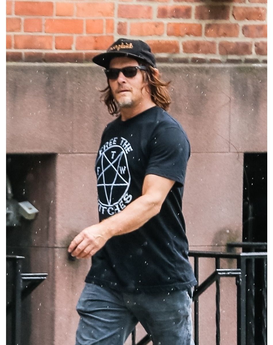 Exclusif - Norman Reedus dans les rues de New York, le 31 aout 2018.
