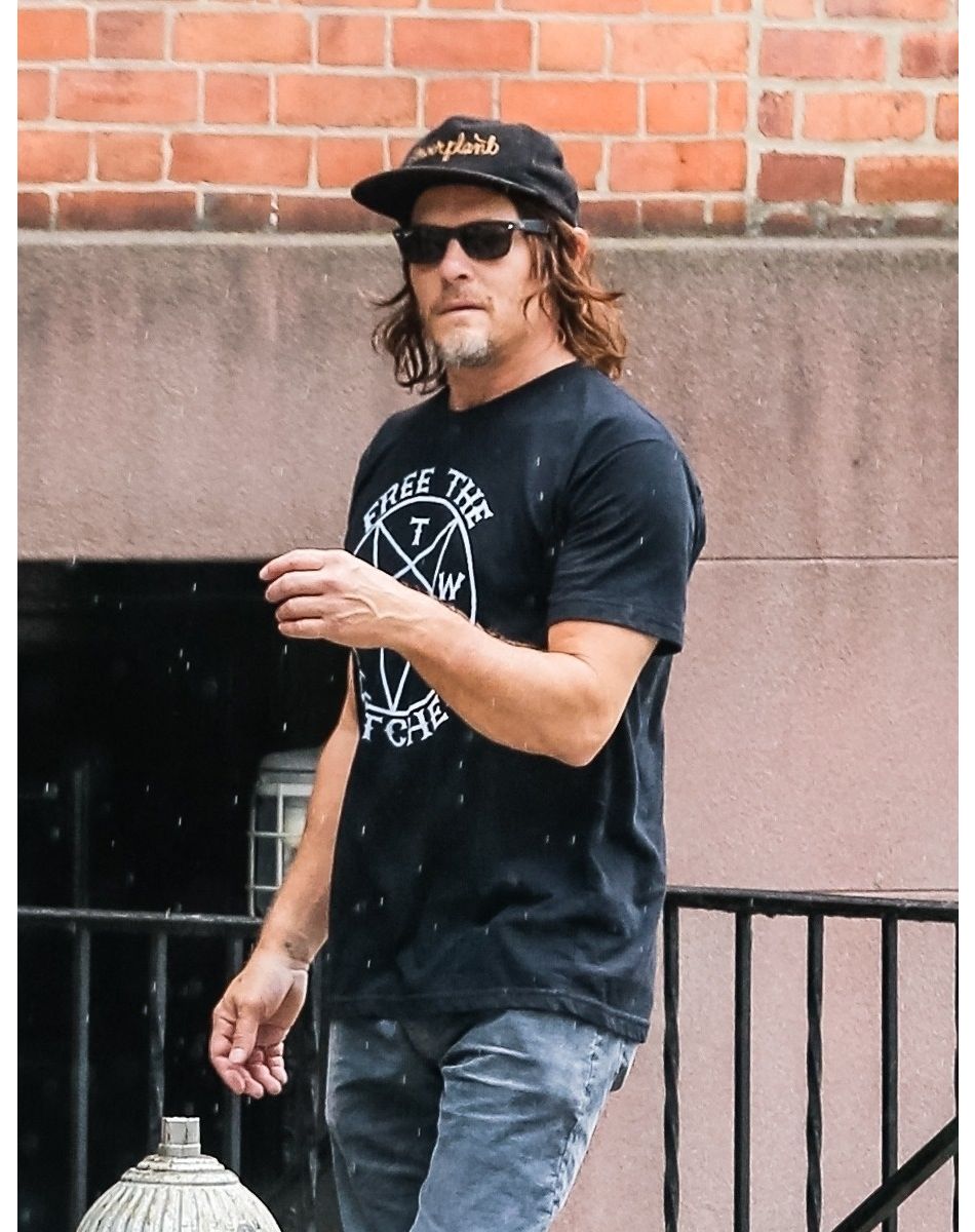 Exclusif - Norman Reedus dans les rues de New York, le 31 aout 2018.