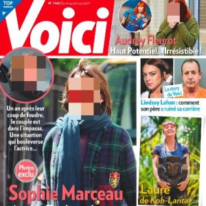 Gwendoline Hamon dans le magazine "Voici" du 13 mai 2021.