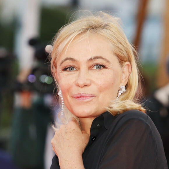 Emmanuelle Béart à la première de "Music of My Life", suivi d'un hommage rendu aux 25 ans de la compétition lors du 45ème Festival du Cinéma Américain de Deauville, le 7 septembre 2019. © Denis Guignebourg/Bestimage