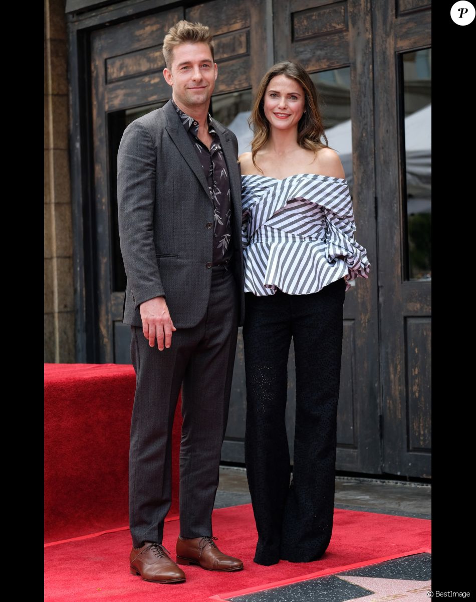 Keri Russell et Scott Speedman au Walk of Fame à Hollywood, le 30 mai 2017