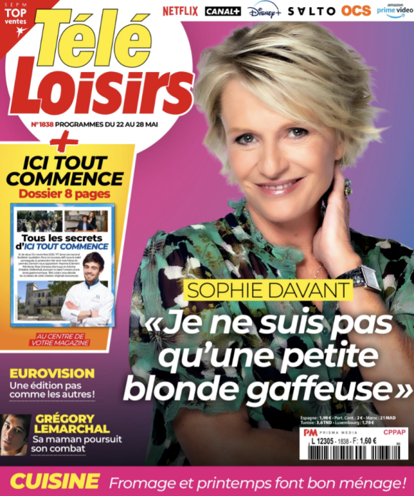 Magazine "Télé Loisirs", en kiosques le 17 mai 2021.