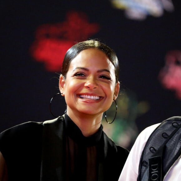 Christina Milian enceinte et son compagnon Matt Pokora (M. Pokora) - 21ème édition des NRJ Music Awards au Palais des festivals à Cannes le 9 novembre 2019. © Dominique Jacovides/Bestimage