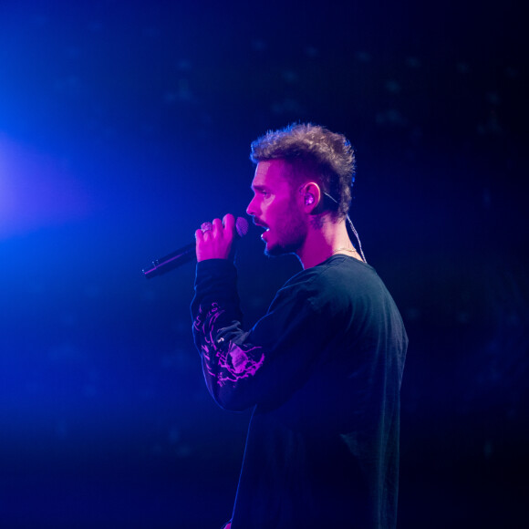 Exclusif - Matt Pokora (M. Pokora) - Enregistrement de l'émission "La boite à secrets" N°2, présentée par F.Bollaert, et qui sera diffusée le 20 décembre sur France 3 en prime time. Le 8 octobre 2019 © Tiziano Da Silva / Bestimage