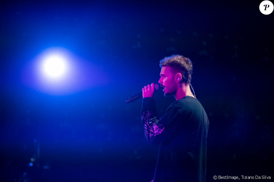 Exclusif - Matt Pokora (M. Pokora) - Enregistrement de l'émission "La boite à secrets" N°2, présentée par F.Bollaert, et qui sera diffusée le 20 décembre sur France 3 en prime time. Le 8 octobre 2019 © Tiziano Da Silva / Bestimage