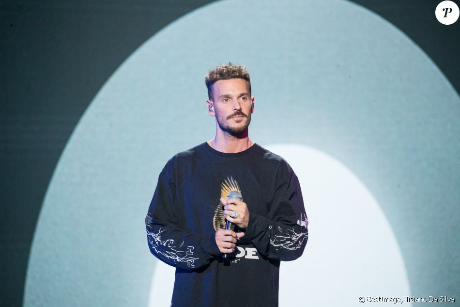 Exclusif - Matt Pokora (M. Pokora) - Enregistrement de l'émission "La boite à secrets" N°2, présentée par F.Bollaert, et qui sera diffusée le 20 décembre sur France 3 en prime time. Le 8 octobre 2019 © Tiziano Da Silva / Bestimage