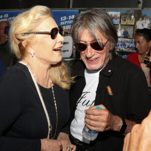 Sylvie Vartan, Jacques Dutronc - Challenge Henri Salvador 2019 à l'Ile-Rousse, en Corse. Le 13 Septembre 2019. © Olivier Sanchez/Crystal/Bestimage