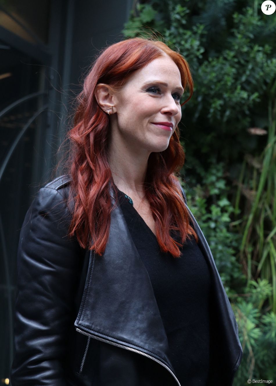 Audrey Fleurot - Arrivées et sorties des invités de l'émission "Vivement Dimanche" au studio Gabriel à Paris le 9 septembre 2019.