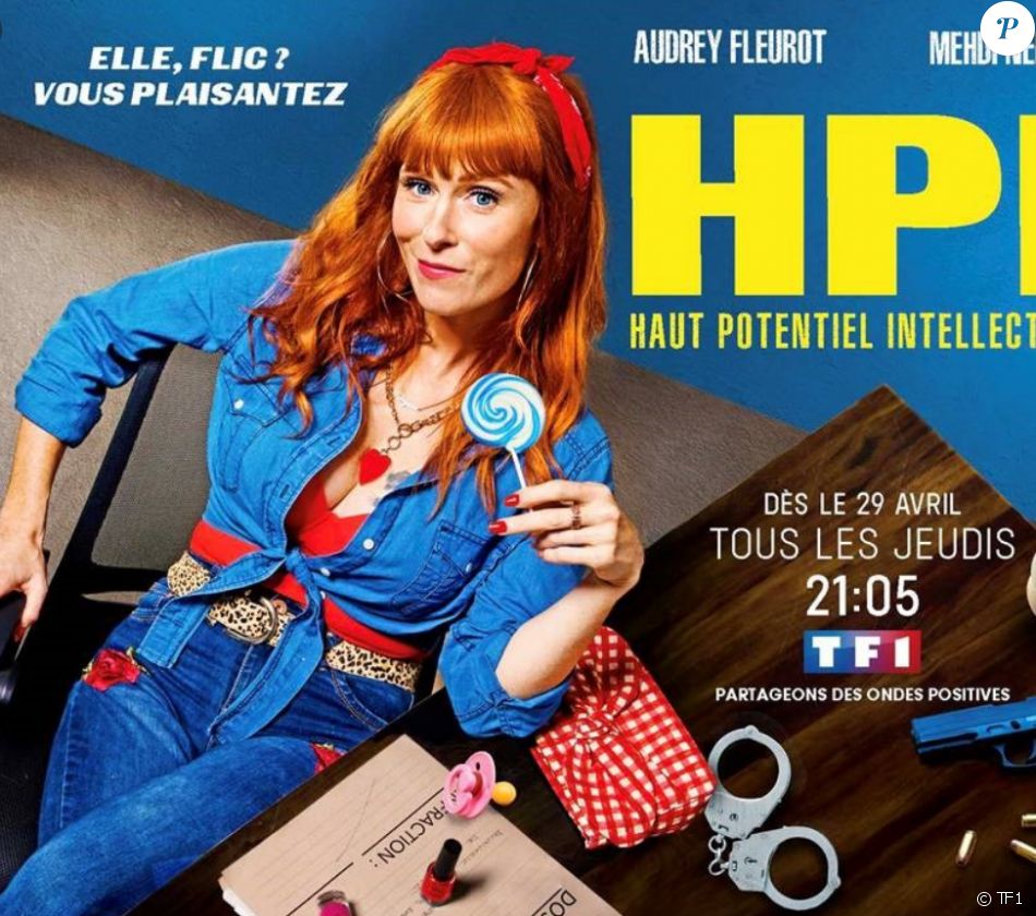Audrey Fleurot dans la série "HPI", sur TF1.
