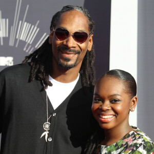 Snoop Dogg et sa fille Cori Broadus - Cérémonie des MTV Video Music Awards à Inglewood, le 24 août 2014.