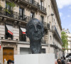 Ambiance - Inauguration du buste de Charles Aznavour au Carrefour de l'Odéon dans le 6ème arrondissement de Paris le 22 mai 2021. © Coadic Guirec/Bestimage